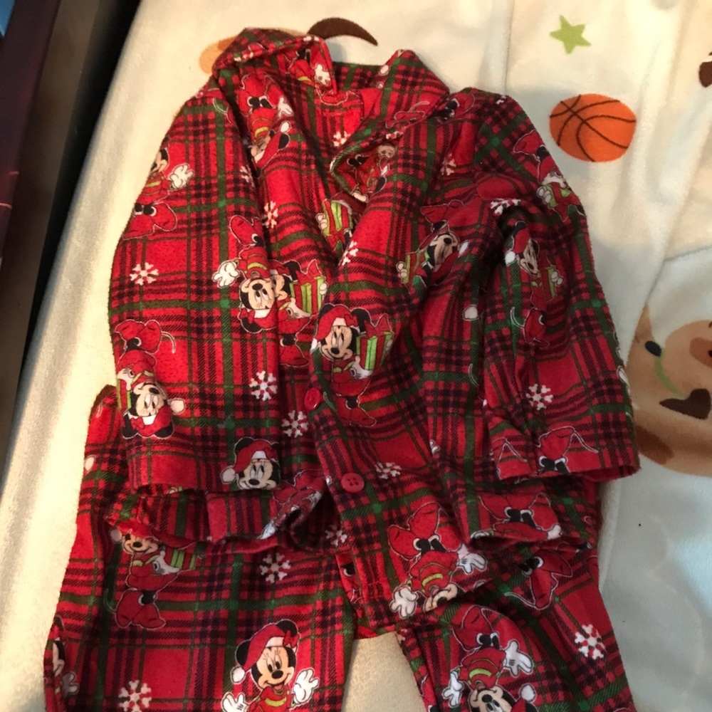 Red mini mouse Christmas pajamas